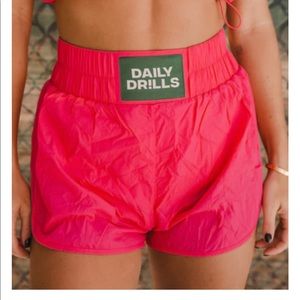 Daily Drills Pink Bounce Shorts
